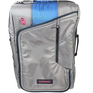 Timbuk2 Copilot Luggage Rolling Suitcase Medium 22" Wheels Gray Blue Black